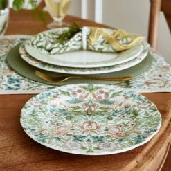 Morris & Co Mixed Set Of 4 23cm Plates 10 Morris & Co Mixed Set Of 4 23cm Plates -tableware MCO0120 Morris and Co Plates Mixed 2