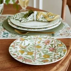 Morris & Co Mixed Set Of 4 23cm Plates 11 Morris & Co Mixed Set Of 4 23cm Plates -tableware MCO0120 Morris and Co Plates Mixed 3