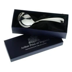 Arthur Price Of England Sovereign Silver Cream Ladle Rattail