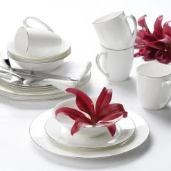 Royal Worcester Serendipity Platinum Set Of 4 Dinner Plates 7 Royal Worcester Serendipity Platinum Set Of 4 Dinner Plates -tableware SDPPL5513 XB Royal Worcester Set of 4 Serendipity Platinum Dinner Plates 2