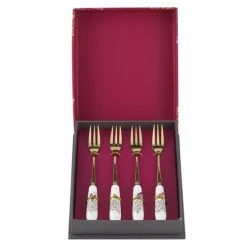 Sara Miller Chelsea Collection Set Of 4 Pastry Forks -tableware SMC1102 XG Sara Miller Set of 4 Chelsea Collection Pastry Forks 2