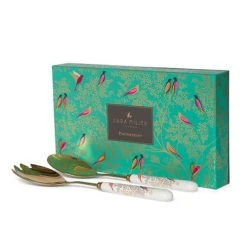 Sara Miller Chelsea Collection Salad Servers Gold -tableware SMC1107XG Sara Miller Chelsea Collection Salad Servers Gold 2