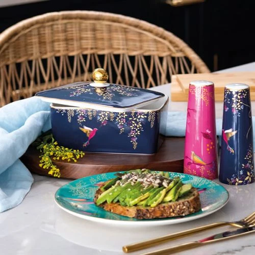 Sara Miller Chelsea Collection Covered Butter Dish 6 Sara Miller Chelsea Collection Covered Butter Dish - Image 4