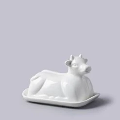 W.M.Bartleet & Sons Cow Design Butter Dish 13cm