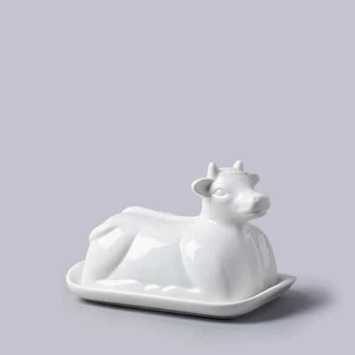 W.M.Bartleet & Sons Cow Design Butter Dish 13cm 3 W.M.Bartleet & Sons Cow Design Butter Dish 13cm
