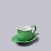 W.M.Bartleet & Sons Mint Sauce Boat With Saucer Green 177ml -tableware T336 W M Bartleet Mint Sauce Boat Green