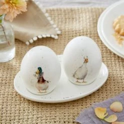 Wrendale Designs Salt & Pepper Pots With Tray Ducks -tableware WN4383 XG Wrendale Designs Salt And Peppe With Tray Ducks 5