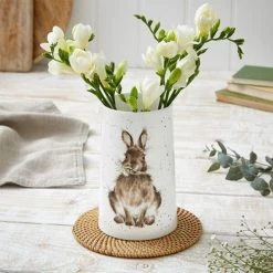 Wrendale Designs Rabbit Vase -tableware WNTD4349 XL Wrendale Designs Rabbit Vase 4