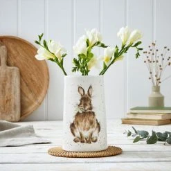 Wrendale Designs Rabbit Vase -tableware WNTD4349 XL Wrendale Designs Rabbit Vase 5