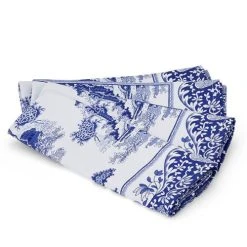 Spode Blue Italian Set Of 4 Cotton Napkins -tableware X0015078337 Spode Blue Italian Napkins Set of 4 2
