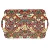 Morris & Co Strawberry Thief Red Large Handled Tray