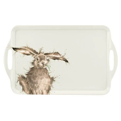 Wrendale Designs Hare Large Handled Tray 3 Wrendale Designs Hare Large Handled Tray