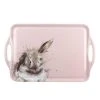 Wrendale Designs Large Handled Tray Pink Rabbit 2 Wrendale Designs Large Handled Tray Pink Rabbit -tableware X0019519113 Wrendale Designs Large Handled Tray Pink Rabbit
