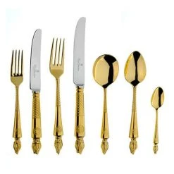 Clive Christian Empire Flame All Gold 125 Piece 12 Person Canteen -tableware ZEFG2125 Clive Christian Empire Flame All Gold 125 Piece 12 Person Canteen 1