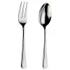 Arthur Price Classic Grecian Serving Spoon & Fork Set -tableware ZGIS0552 AP Grecian Serving Spoon And Fork