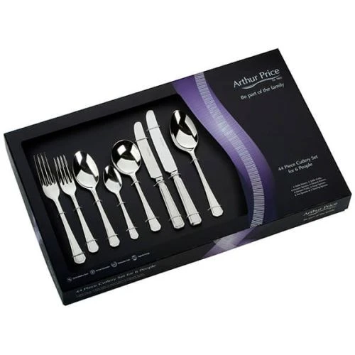 Arthur Price Classic Grecian 44 Piece Cutlery Gift Box Set FREE Extra Six Tea Spoons 3 Arthur Price Classic Grecian 44 Piece Cutlery Gift Box Set FREE Extra Six Tea Spoons